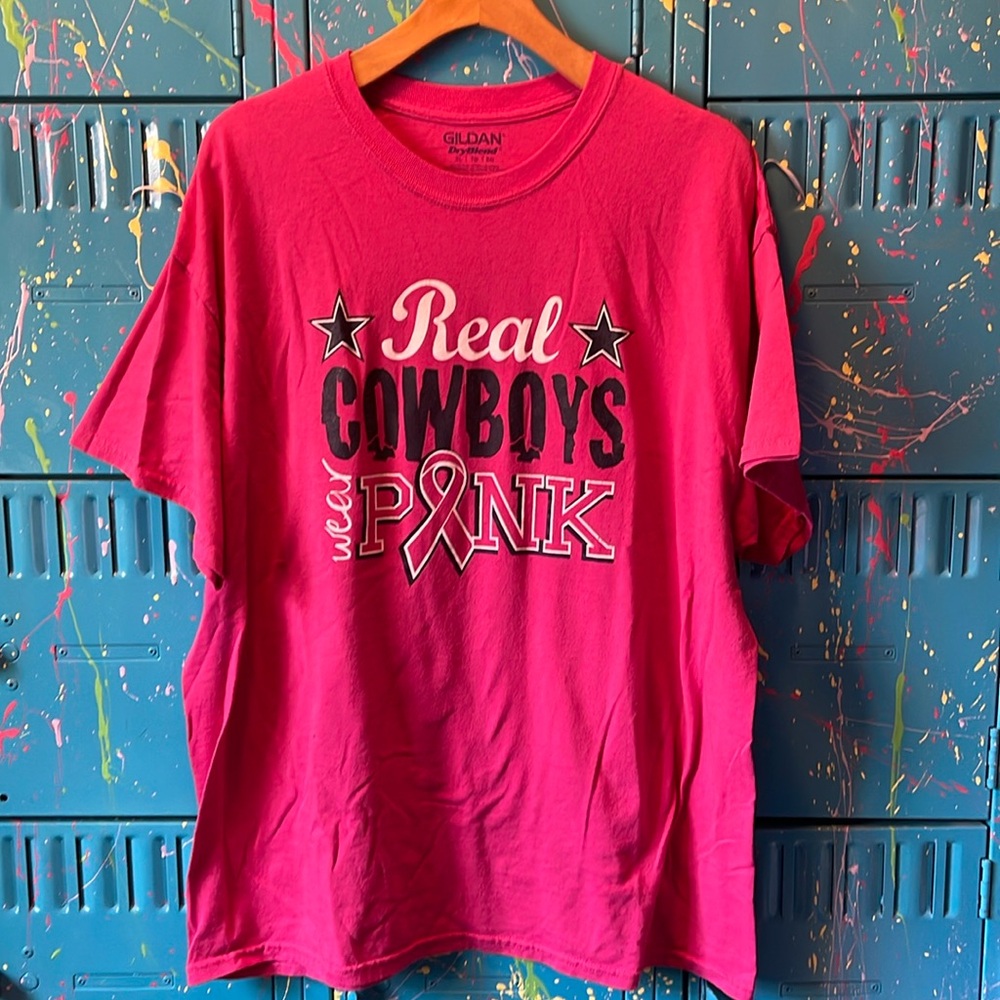 🏈🎃Gildan. Real COWBOYS wear pink. Adult XL. M206